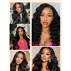 Nadula Yaki Wavy V Part Drawstring Wig Human hair with