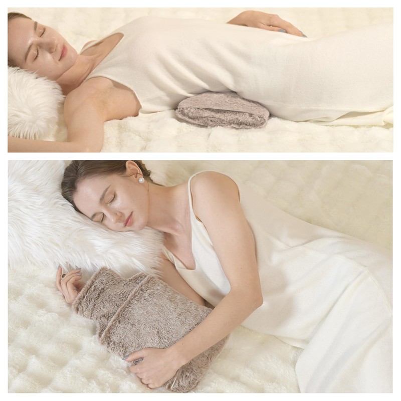 samply Hot Water Bottle with Cover - 2L Hot Water