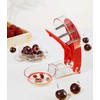 QIJING Cherry Pitter Tool 6-in-1 Fruit Pitter, Plastic, Neutral, ABS