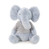 Rosewood Maxi Elton Elephant, Christmas Crinkle Plush Dog Toy, Blue
