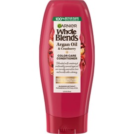Garnier Whole Blends Color Care Conditioner, Argan Oil & Cranberry extracts, 12.5 Fluid Ounce