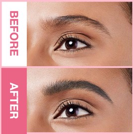 Kaely 3Pcs Mechanical Eyebrow Pencil, Eyebrow Contouring Pen with Spoolie Brush, Longwearing Waterproof Eye Brow Pencils for Women Makeup, lapiz de cejas a prueba de agua, 01 Ebony