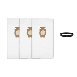 MaxLLTo Set of 3 Replacement Style F Cloth Bag Vacuum Cleaner Bag Plus 1 Belts Compatible for Kirby G3 G4 G5 G6 G7 G8 G9 G10 G11 G12 Vacuum Ultimate G Ultimate G Diamond