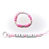 Baby Girl Stretch Bracelet and Matching Key Ring-Tag