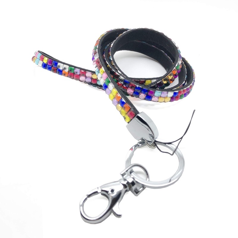 PCL Media ltd® Multi Coloured Bling Lanyard - Sparkly Lanyards