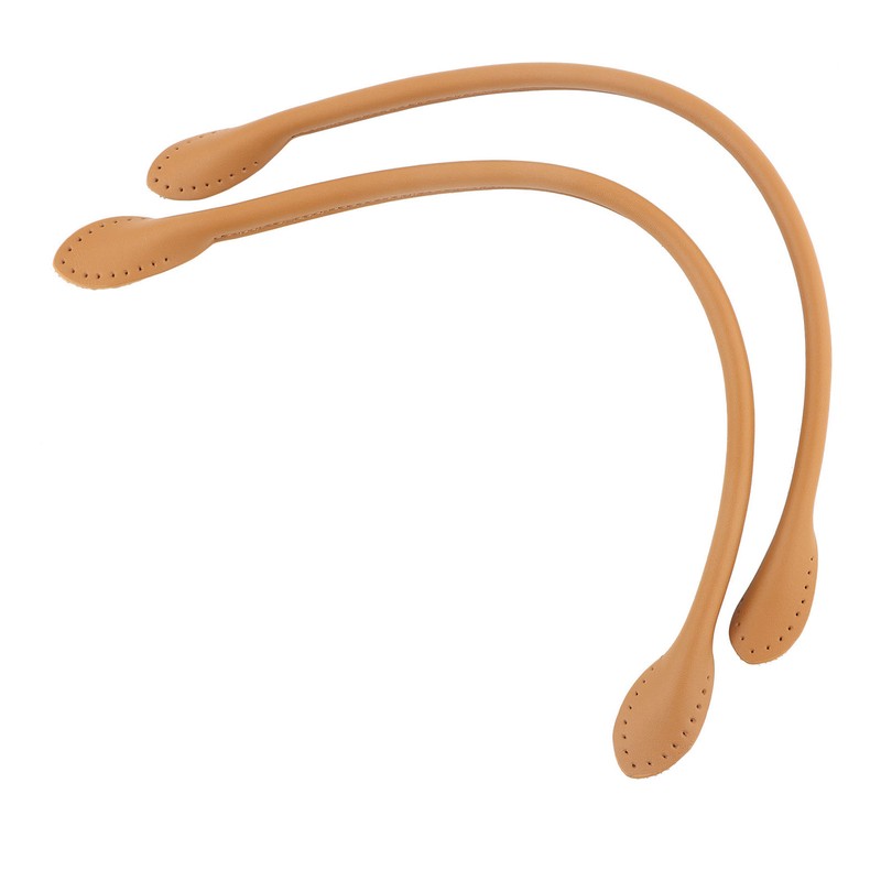 2Pcs Genuine Leather Bag Straps Handle for DIY Hand Accessories
