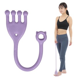 Lodi fit Toe Training Tube, Bottom, Hip, Muscle Training, Frog Hand, Stretch Band, Exercise, Purple