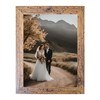 Aryllis 10x8 Photo Frame, Rustic Brown, Free-Standing and Wall Hanging