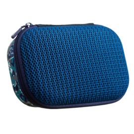 ZIPIT Mesh Pencil Case/Large Pencil Case for School and Office/Case with Organiser for Kids/Pencil Case Blue