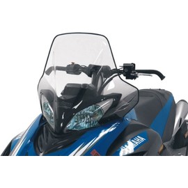 PowerMadd 15640 Cobra Windshield for Yamaha Apex/Attak - Clear with black gradient - Tall height
