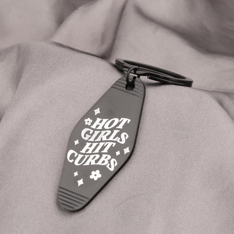 CHOORO Hot Girls Hit Curbs Keychain Passed Driving Test Driving