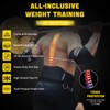 2-in-1 Weightlifting Belt & Dip Belt with 41 IN Steel