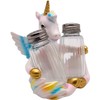Wowser Sitting Unicorn Salt and Pepper Shaker Holder, Whimsical Salt