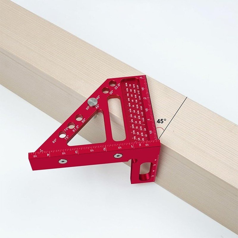 Tiardey 3D Mitre Angle Gauge, Multifunctional, 22.5 to 90 Degree,