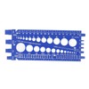 Nut Bolt and Thread Tester, Gauge for Inch and Metric