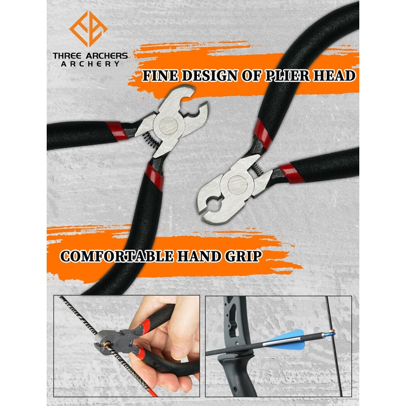 THREE ARCHERS Archery T Bow Square Set Bowstring Nocking Point