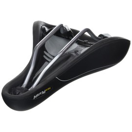 VELO Plush Gel Saddle - Black, L = 255 X W = 177 Mm