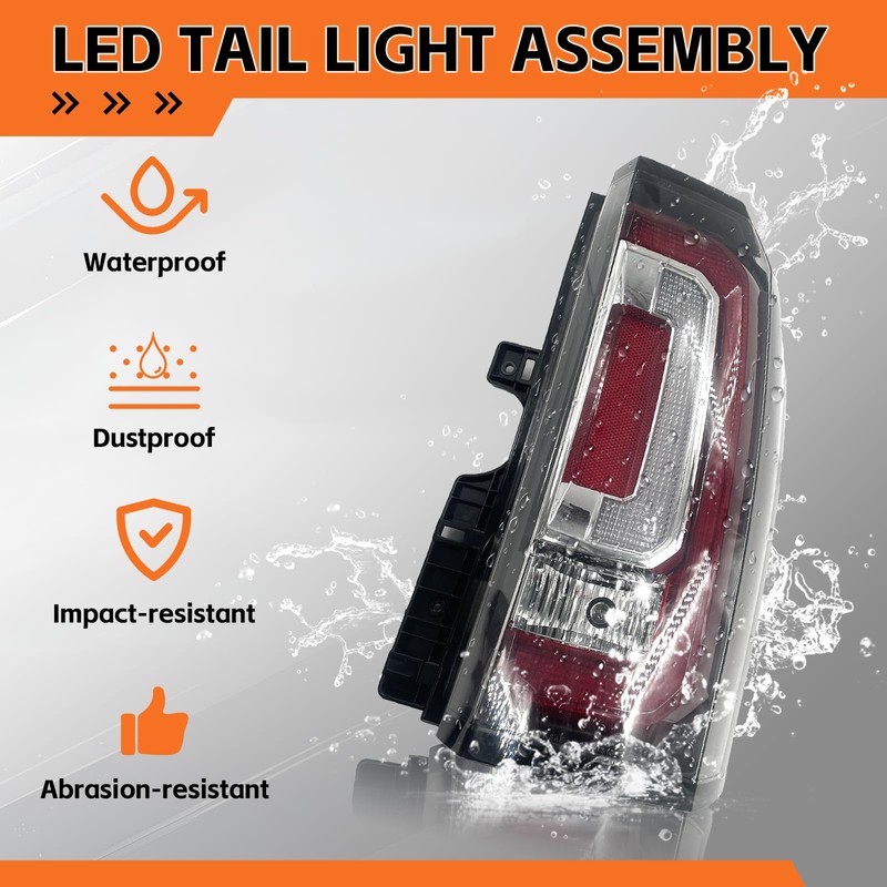 BZJUNQI GM2801268 LED Tail Light Assembly Brake Lamp Compatible With