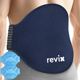 REVIX Extra Large Ice Pack for Back Relief, 2 Pack Reusable Gel Ice Pack Wraps for Lower Back, 13.4” x 11”, Cold Compress Therapy for Waist, Lower Lumbar, Tailbone Discomfort Relief, Muscle Relaxation