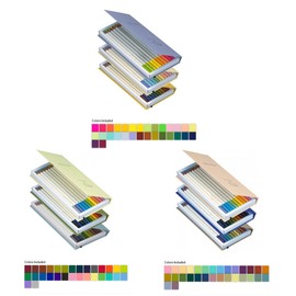Tombow Irojiten Colorpencils with enamel finish - Pack of 3 Unique Sets - Rainforest, Seascape and Woodlands, Sold As 90 Colored Pencils per Pack