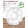 FHORAIN Weekly Pill Organiser, Cute, 7 Day, Large Compartments, Portable