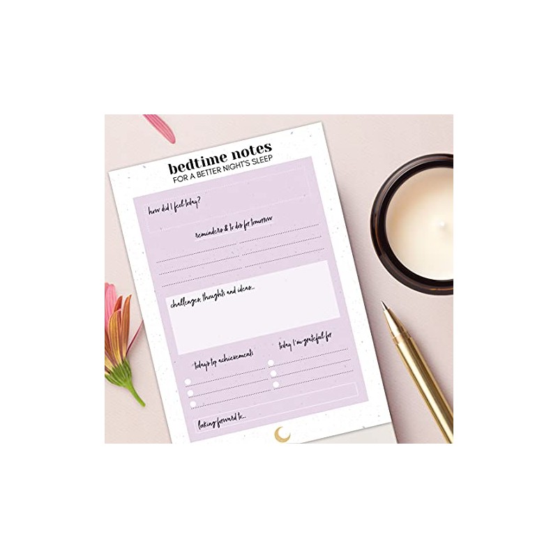 A6 Mini Bedtime Notepad Self Care Gifts For Women Sleep