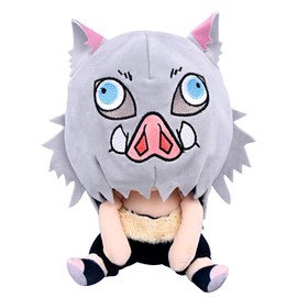 Driflo Demon-Slayer Plush, Hashibira Inosuke Plush, Slayer Plushie Stuffed, Demon-Slayer Soft Toy, Anime p-Lush Toys, Stuffed Animals Doll, Hashibira Inosuke Soft Toy, for Boys Girls Birthday Gifts