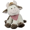 Inware 7206 Cuddly Toy Cow Flecki, Brown/White, Crouching, 25 cm, Cuddly Toy, Plush Toy