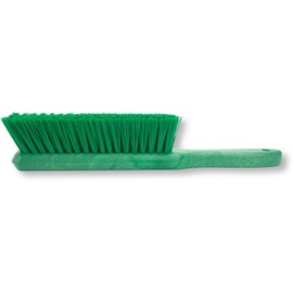 SPARTA Handheld Soft Counter Brush 8 Inch Bristle Span, Multi-Use Dust Brush with 5 Inch Handle for Tables, Countertops, and Delicate Surfaces, Polyester, Green