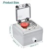 MECCANIXITY IP67 Push Button Box ABS Lock Button E Stop