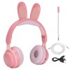 GOWENIC Auriculares Plegables para Niños Auriculares Inalámbricos con Orejas de