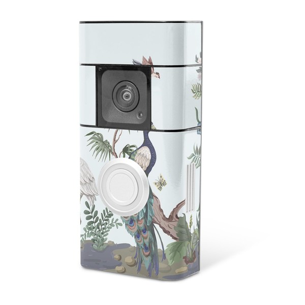 MightySkins Skin Compatible with Ring Video Doorbell Plus - Chinoiserie
