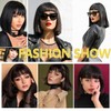 DliliBoon Wear And Go Black Short Bob Wigs Glueless 3x1