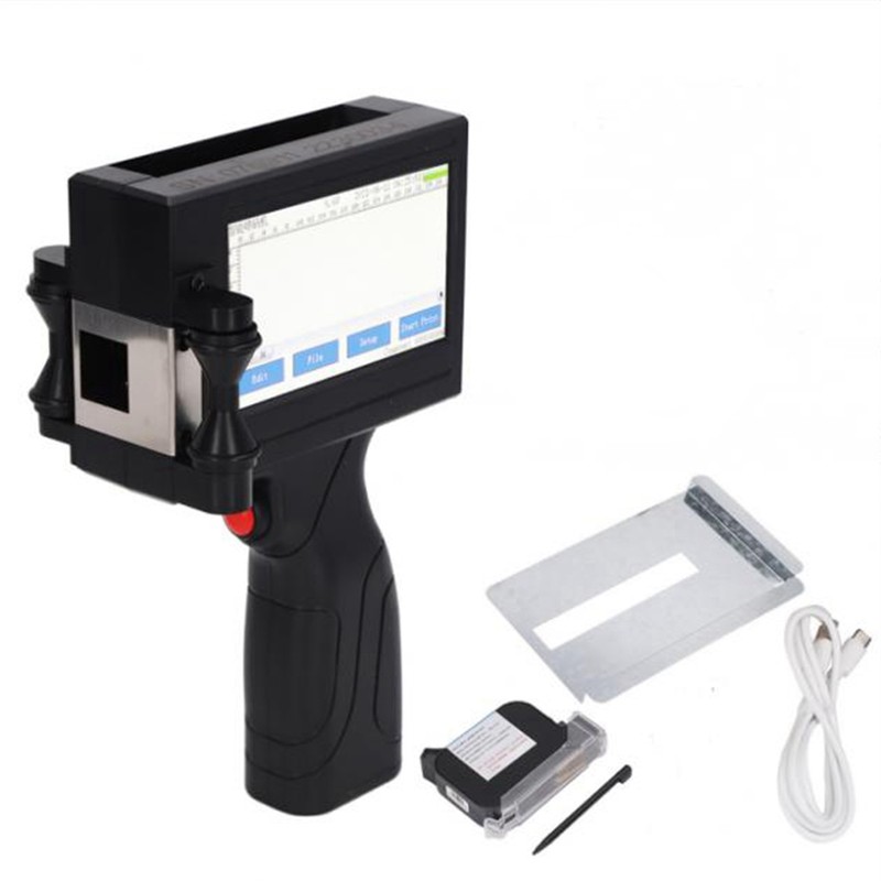 Handheld Inkjet Printer Gun Portable Intelligent with LED Touch Screen