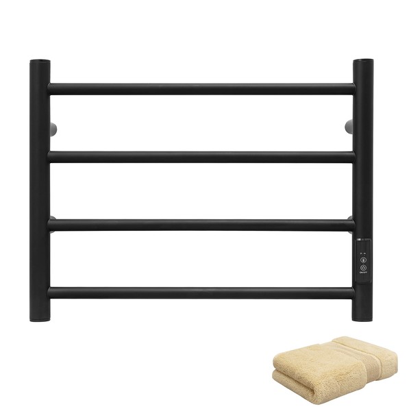 KEG Towel Warmer Wall Mounted with Built-in Timer 4 Bars