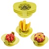 Apple/Tomato/Mango Cutters - Set of 3 - Sturdy Base Keeps