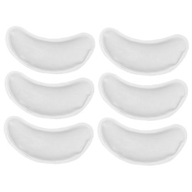 minkissy 6pcs Eye Lash Pads Patch LED Insole Skincare Strip Lashes Tape Silk Eye Kit Cooling Eye Curlers Eyelashes Eye Pads Heated Eyelash Curler Lash Comb Transparent