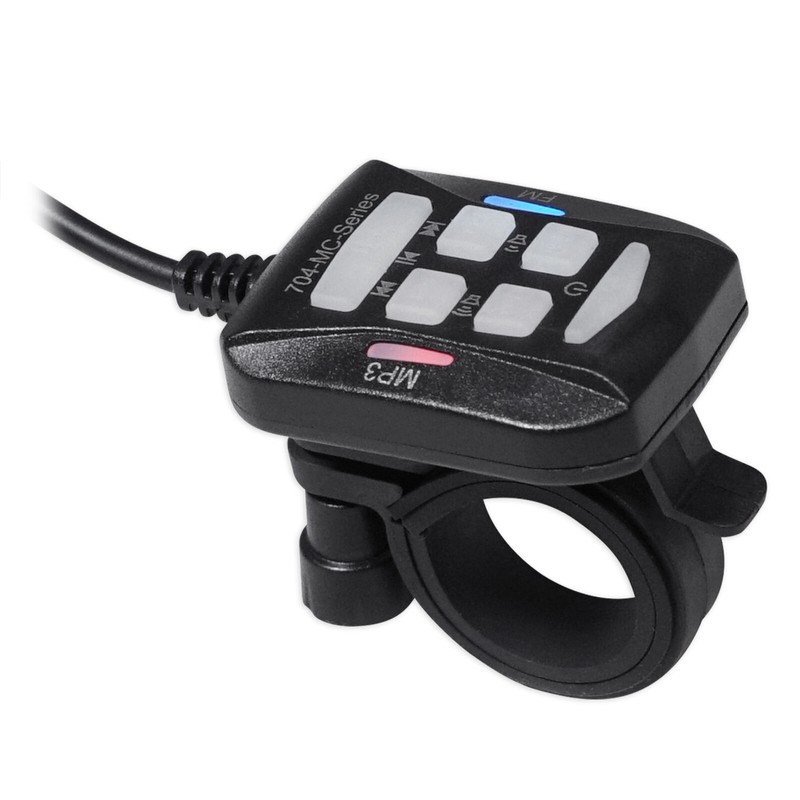 Rockville Motorcycle Bluetooth Audio System Handlebar Speakers For Honda Rebel