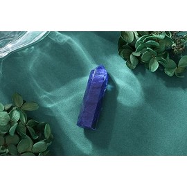 XIANNVXI XIANNVXI 2" Blauer Turmalin Kristalle Heilung Kristall Wand Edelsteine Steine Turm Natrliche Hexagonal Punkt St?be Meditation Energie Therapie Steine