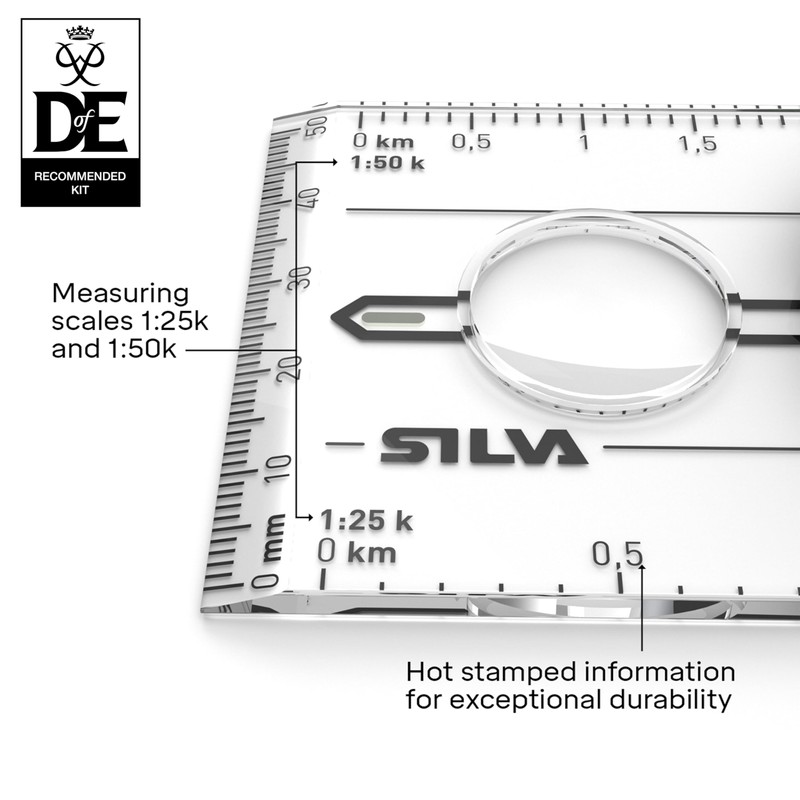 Silva Compass Outdoor - Ranger Hiking Compass - Map Scales