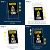 Caution Wet Floor Folding Floor Sign, 18x24 Inches, Portable A