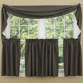 Park Designs Sturbridge Fishtail Swag, Negro