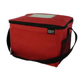 Insulated Lunch Cooler Bag, Red