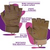 Seibertron® Women's Men's S.O.L.A.G Gloves Tactical 1/2 Finger Military Combat
