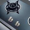 YANWANDEFA 4 Pcs 6MM Gas Hob Knobs Silver Cooker Hob