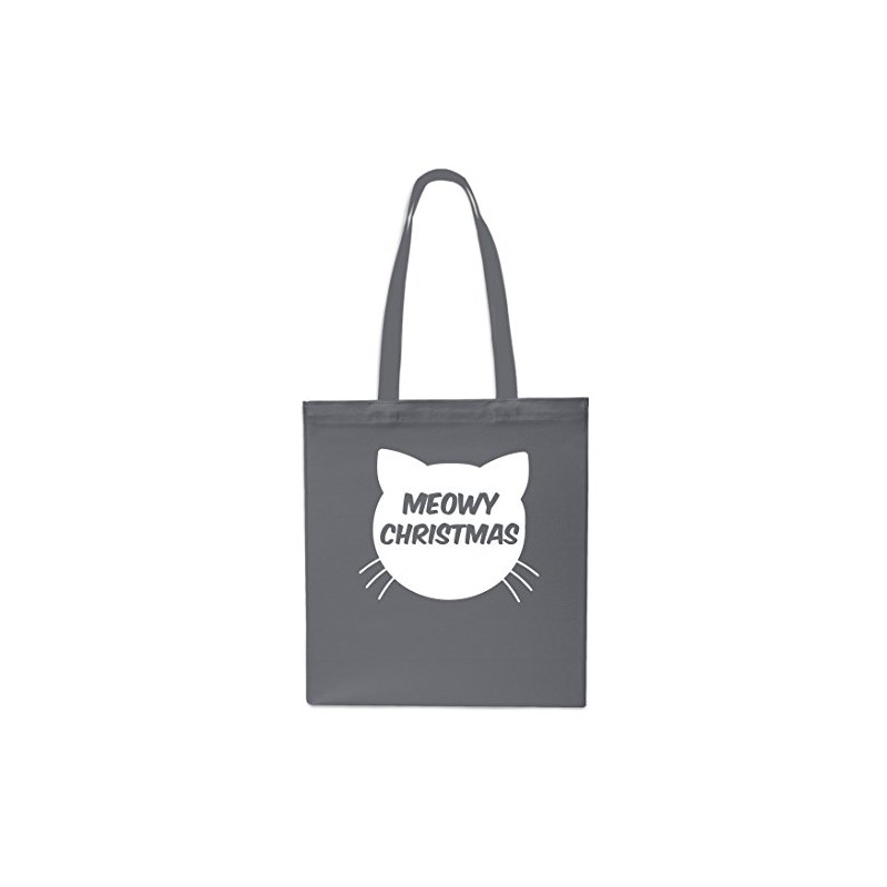 Meowy Christmas Christmas Tote Shopping Gym Beach Bag 42cm x38cm,
