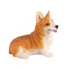 WAIT FLY Lovely Prostrate Corgi Dog Shaped Resin Piggy Bank