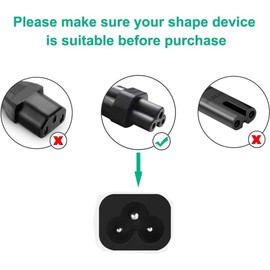 LORDTRONICS AC Power Cord Cable Plug For Compaq Laptop Mickey Mouse 3 Prong 3-Pin NEW CANON