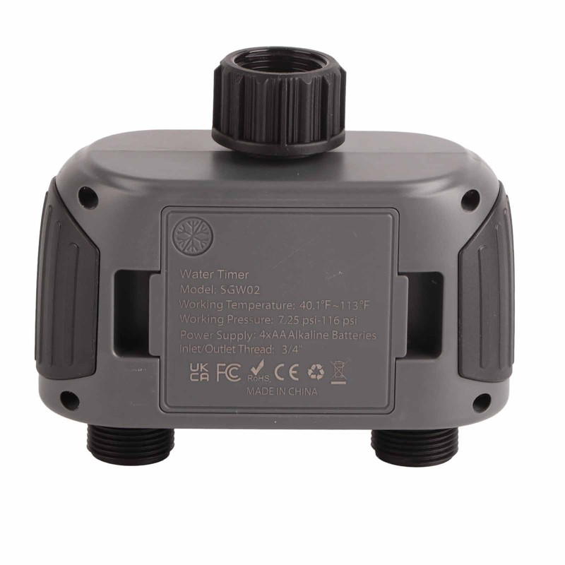 WiFi Sprinkler Timer 2 Zone Automatic Watering G3/4 Thread Smart