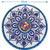 dennycraftmoulds.co.uk Mandala Lotus Flower Concrete or Plaster Mould Reusable ABS